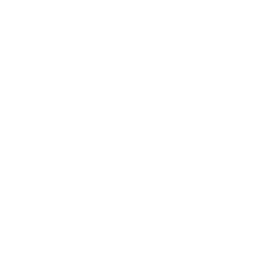 Process circle around person icon - white