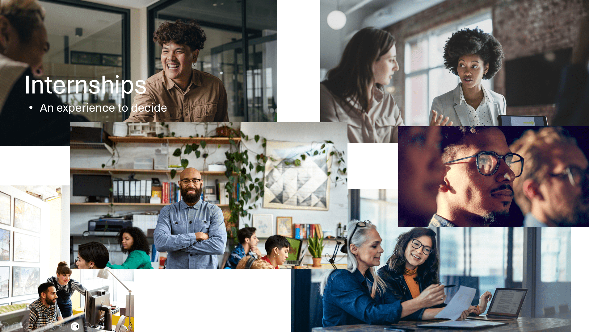 Varias personas en relaciones de prácticas